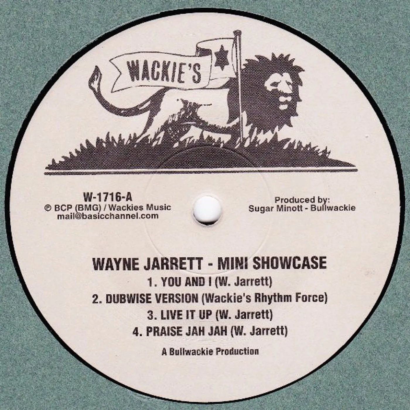 Wayne Jarrett MINI SHOWCASE (10") Vinyl Record
