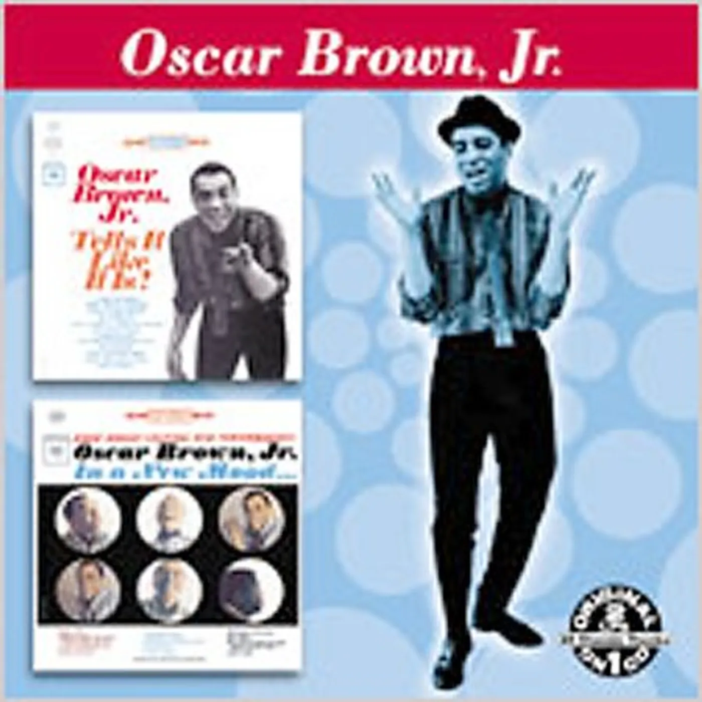Oscar Brown, Jr. TELLS IT LIKE IT IS / IN A NEW MOOD CD