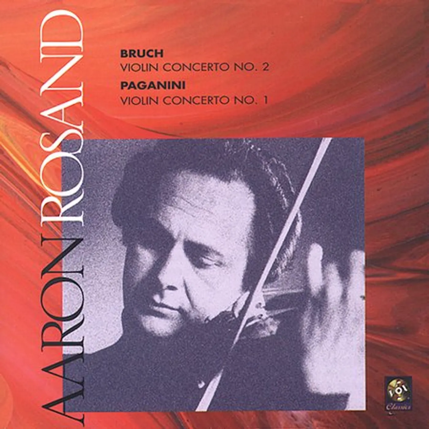Aaron Rosand BRUCH CONCERTO 2 PAGANINI CONCERTO 1 CD