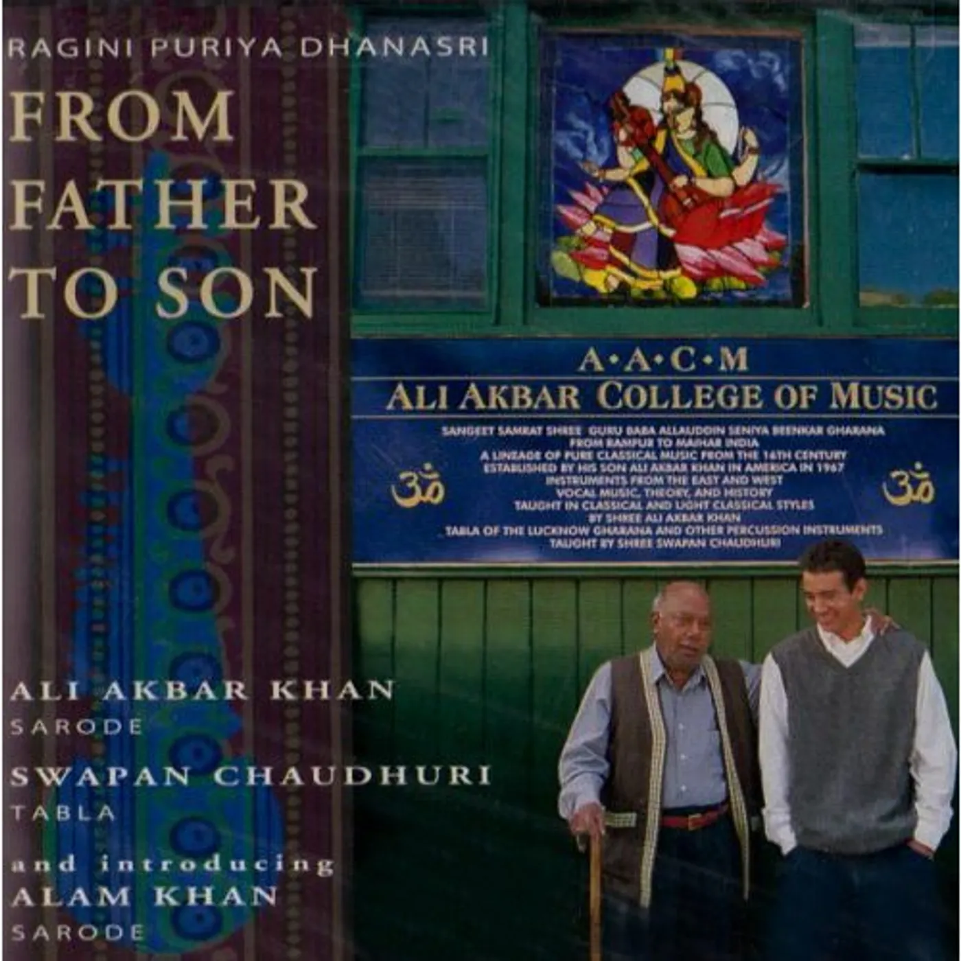 Ali Akbar Khan FROM FATHER TO SON CD