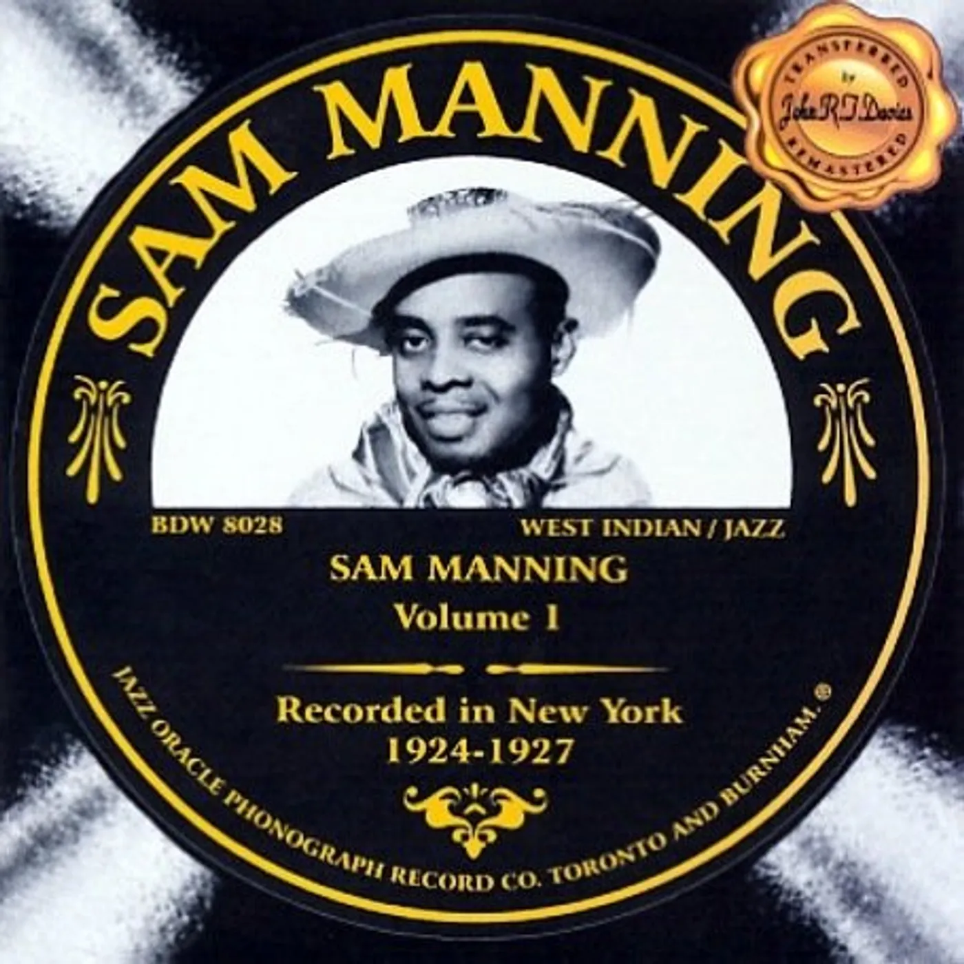 Sam Manning VOLUME 1 CD