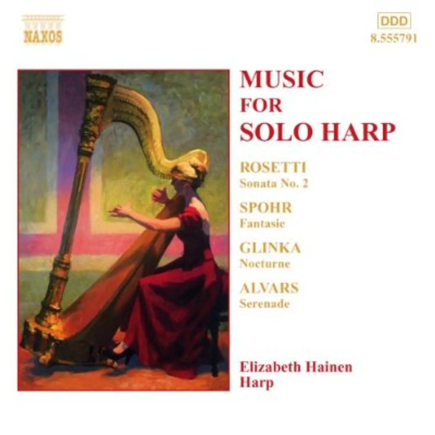 Elizabeth Hainen MUSIC FOR SOLO HARP CD