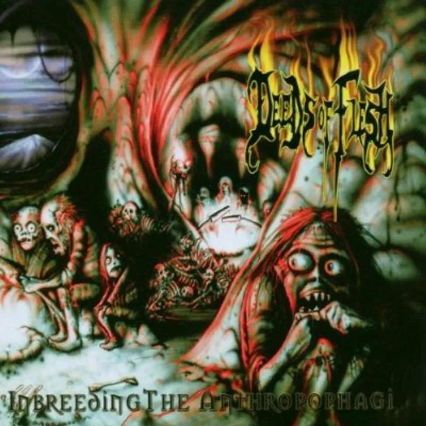 Deeds of Flesh INBREEDING THE ANTHROPOPHAGI CD