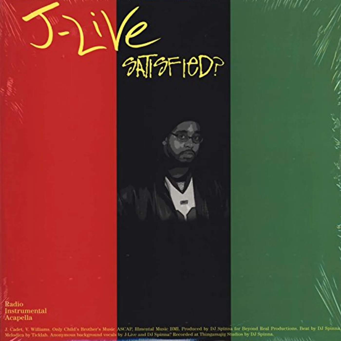 J-Live SATISFIED / A CHANGED LIFE Vinyl Record