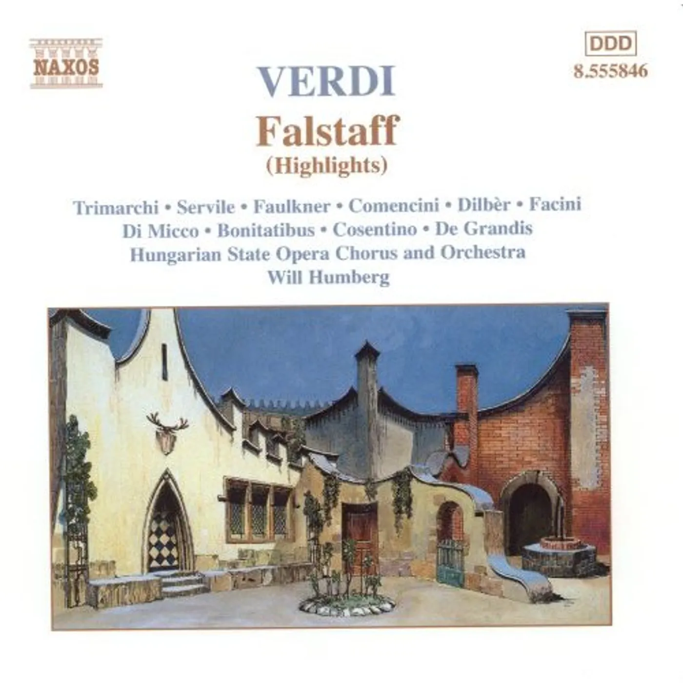 Giuseppe Verdi FALSTAFF (HIGHLIGHTS) CD