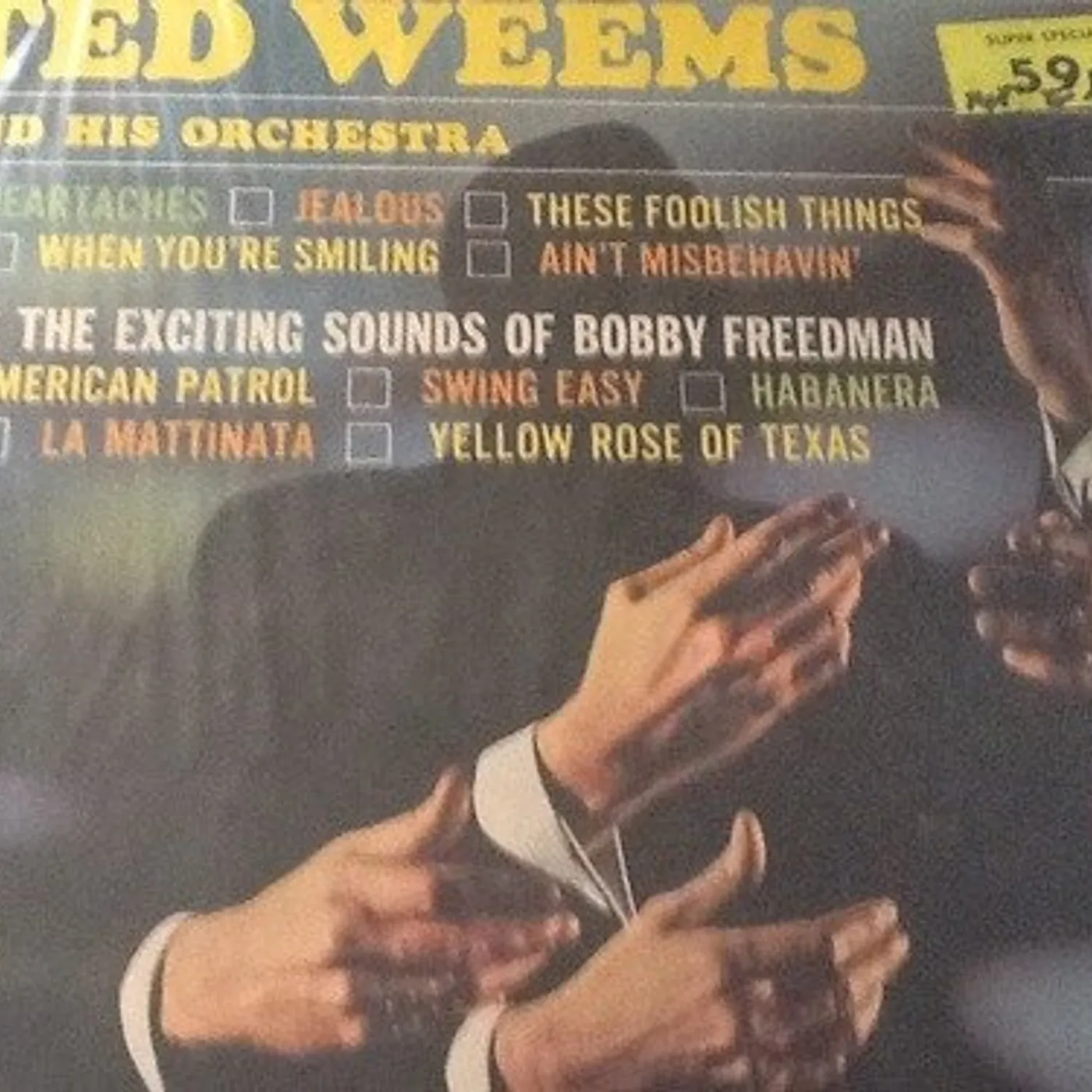 Ted Weems & HIS ORCHESTRA 1928-30 Vinyl Record