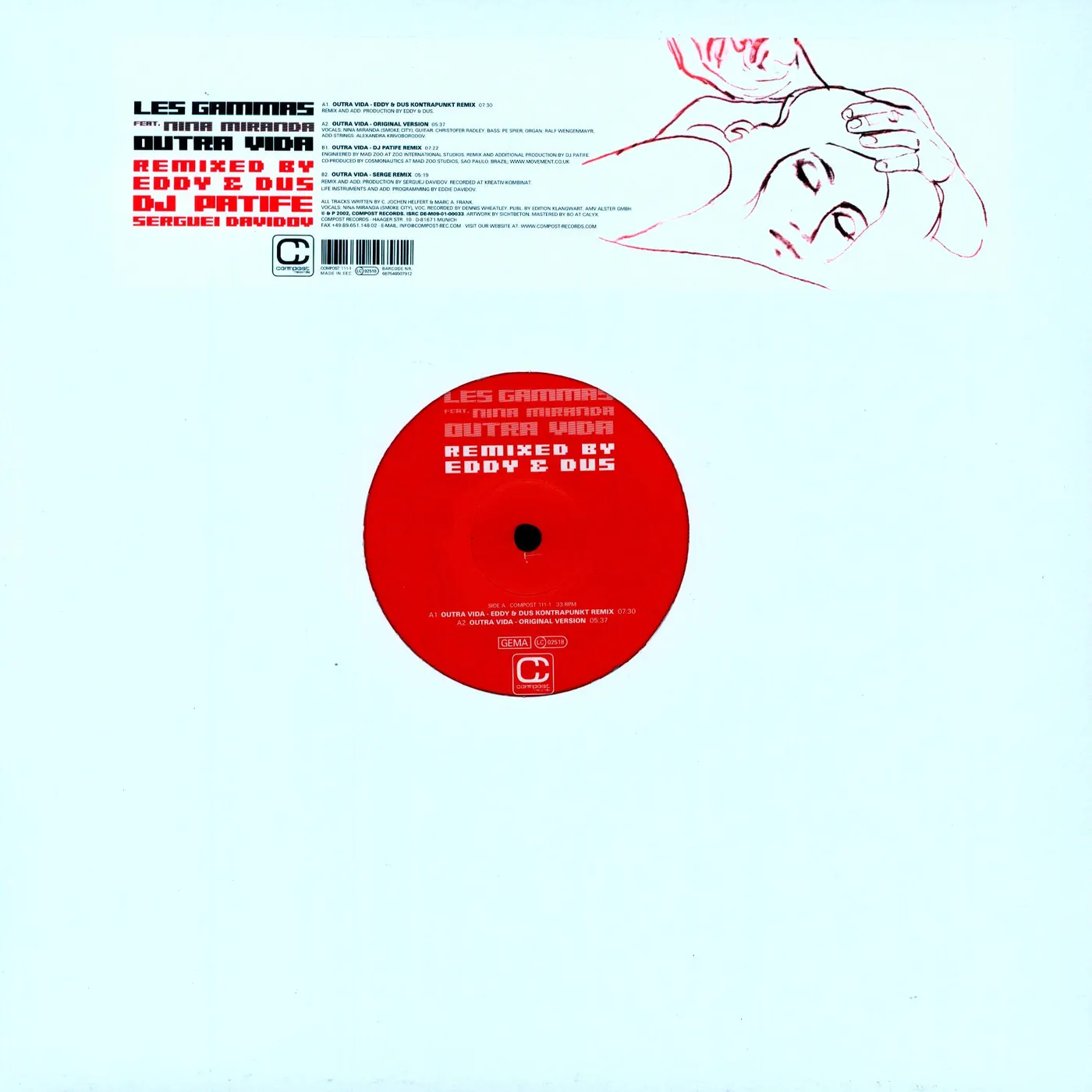 Les Gammas OUTRA VIDA Vinyl Record