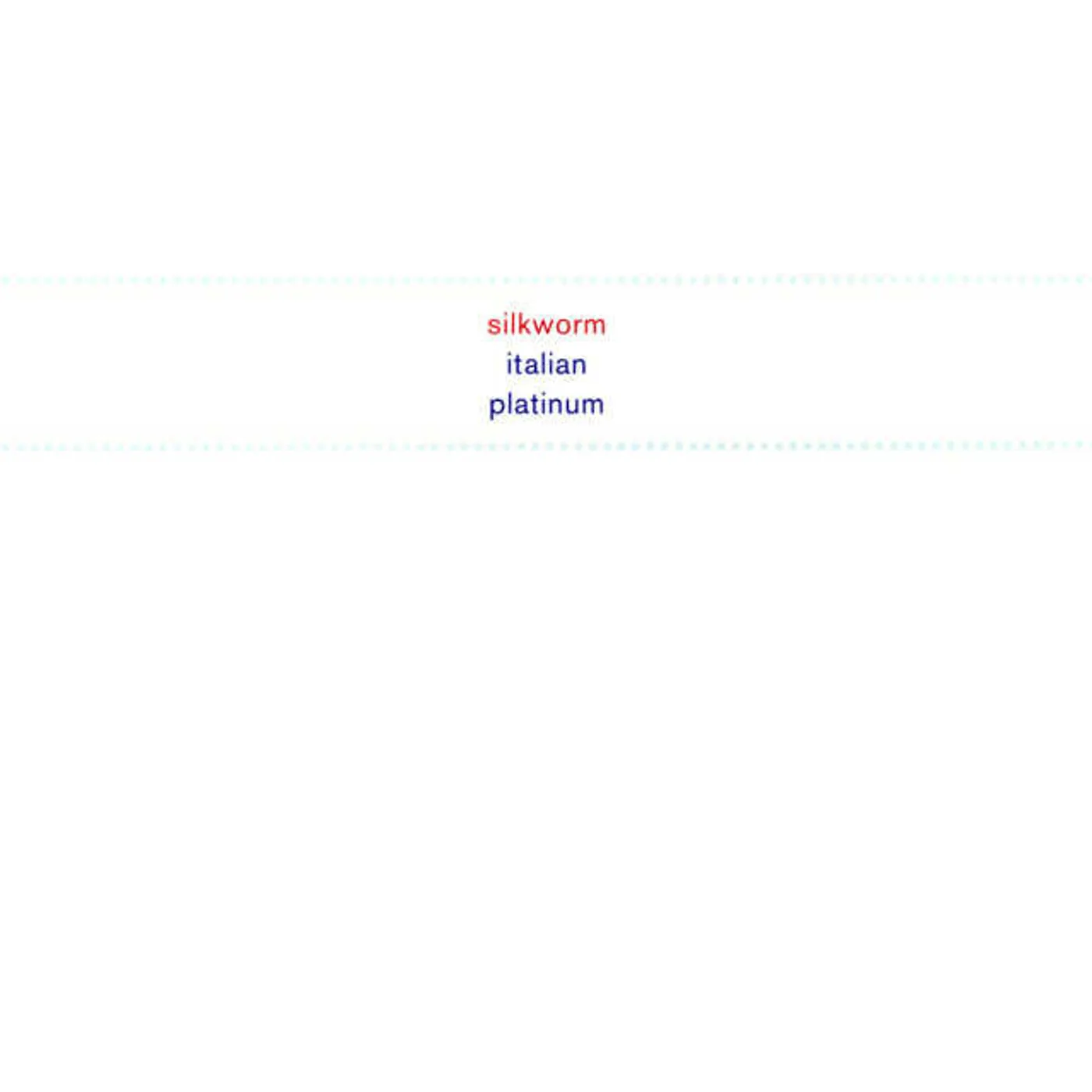 Silkworm ITALIAN PLATINUM CD