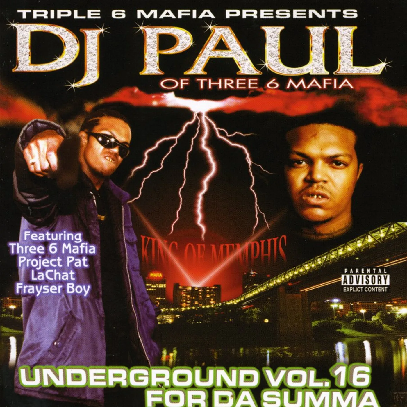 DJ Paul UNDERGROUND 16: FOR DA SUMMA CD