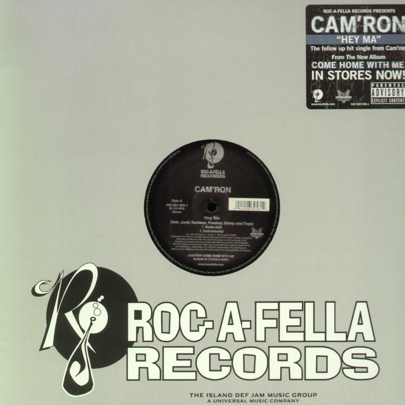 Cam'ron HEY MA (X2) / BOY BOY (X3) Vinyl Record