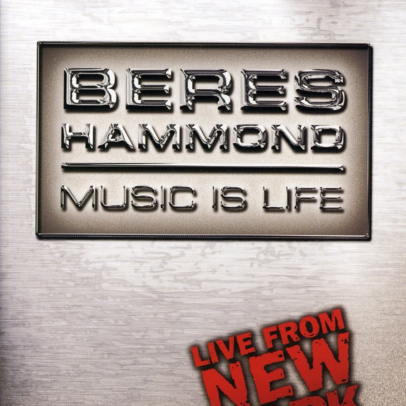 Beres Hammond MUSIC IS LIFE: LIVE FROM NY DVD