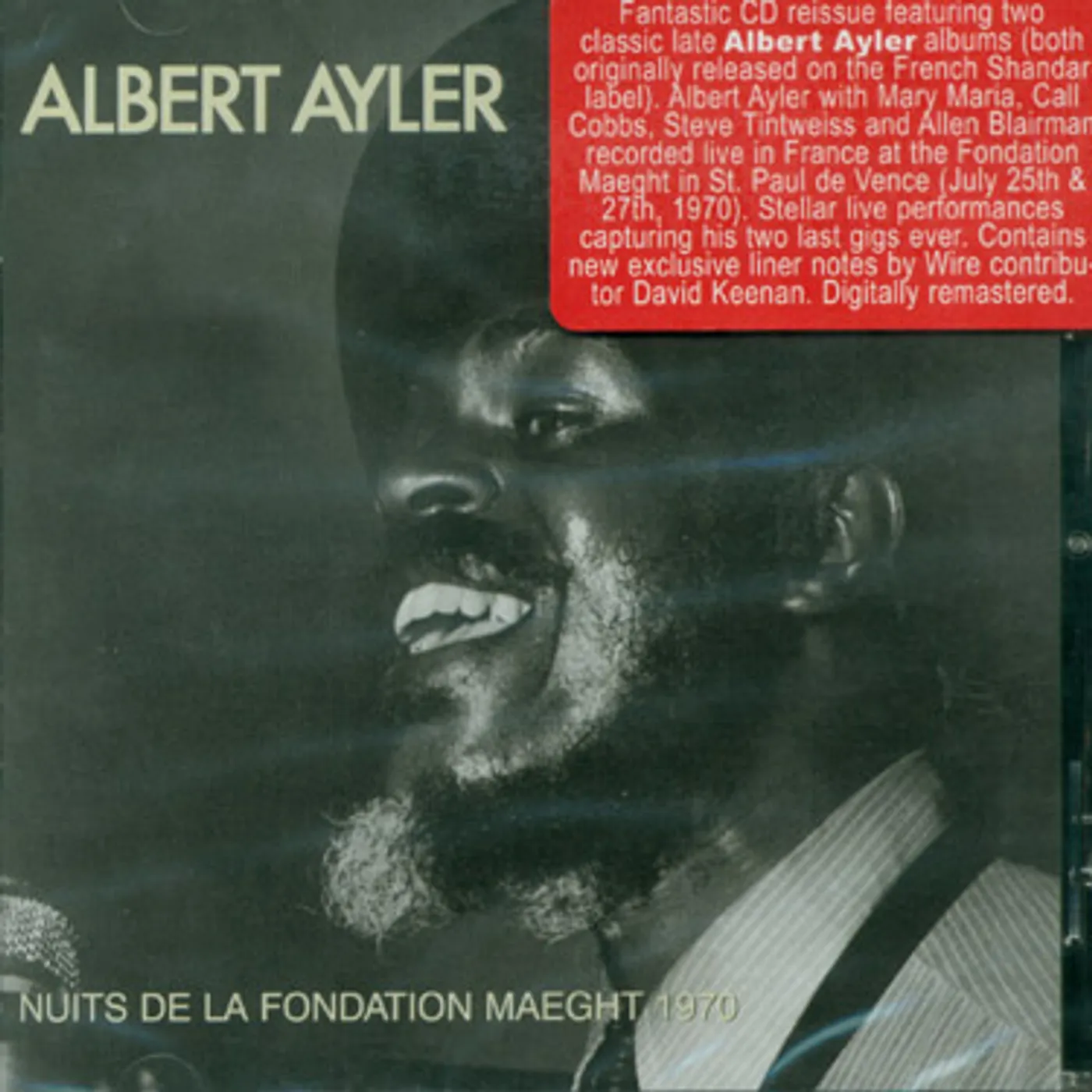 Albert Ayler NUITS DE LA FONDATION MAEGHT 1970 CD