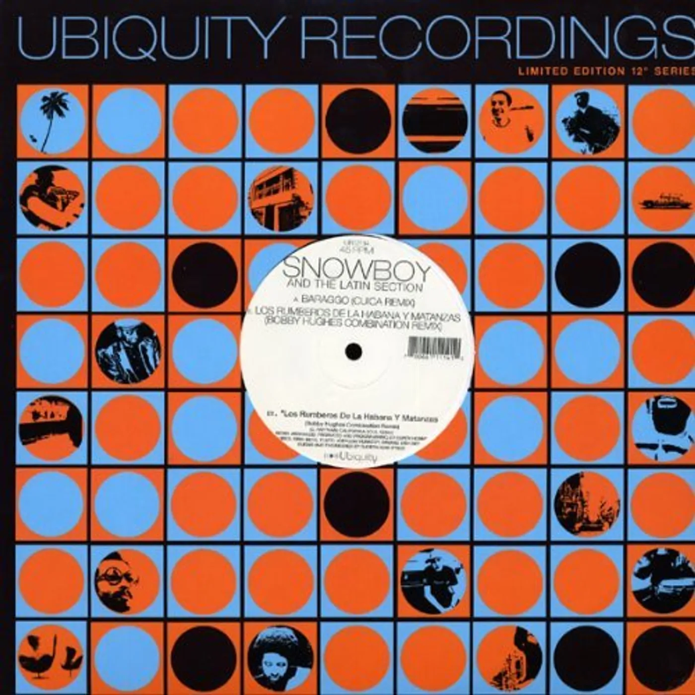 Snowboy BARAGO / RUMBEROS DE LA HABANA Y MATANZAS (SINGLE) Vinyl Record