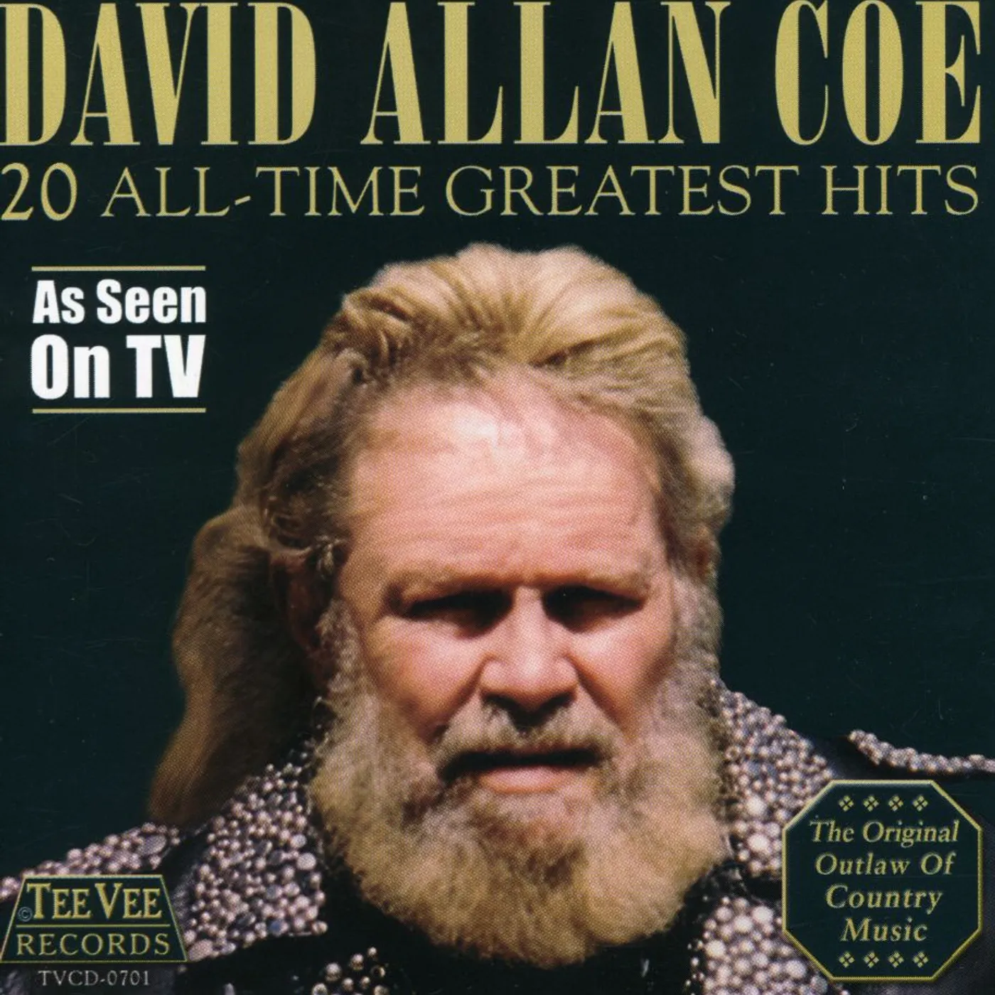 David Allan Coe 20 ALL TIME GREATEST HITS CD