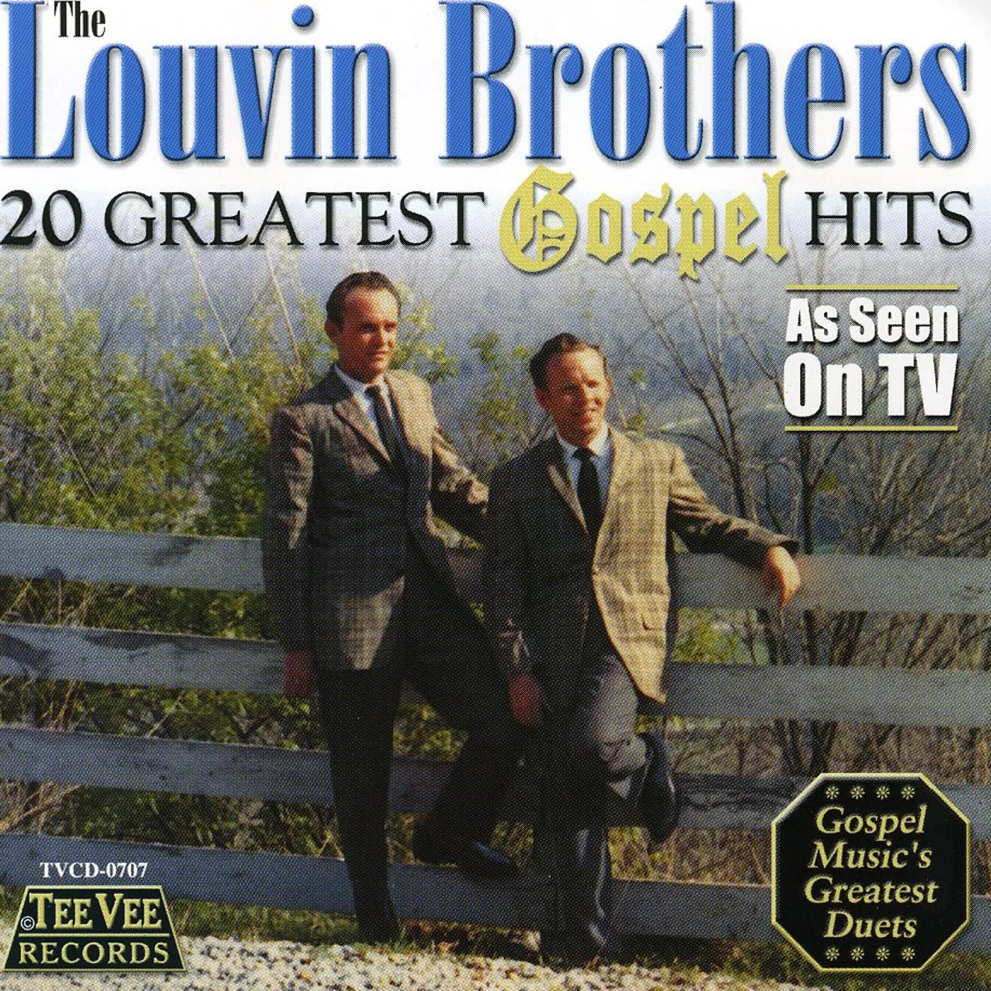 The Louvin Brothers 20 GREATEST GOSPEL HITS CD