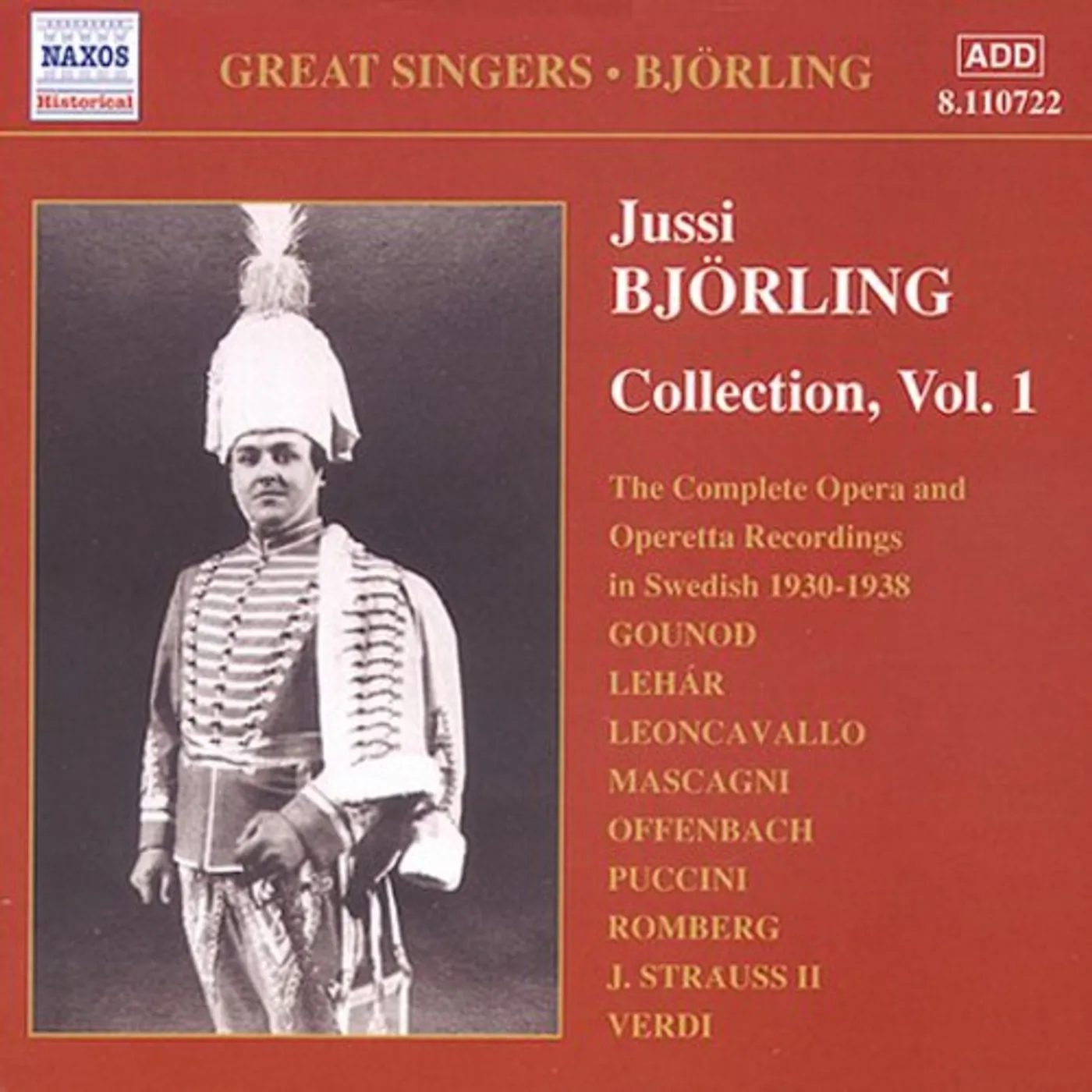 GREAT SINGERS: Jussi Björling CD