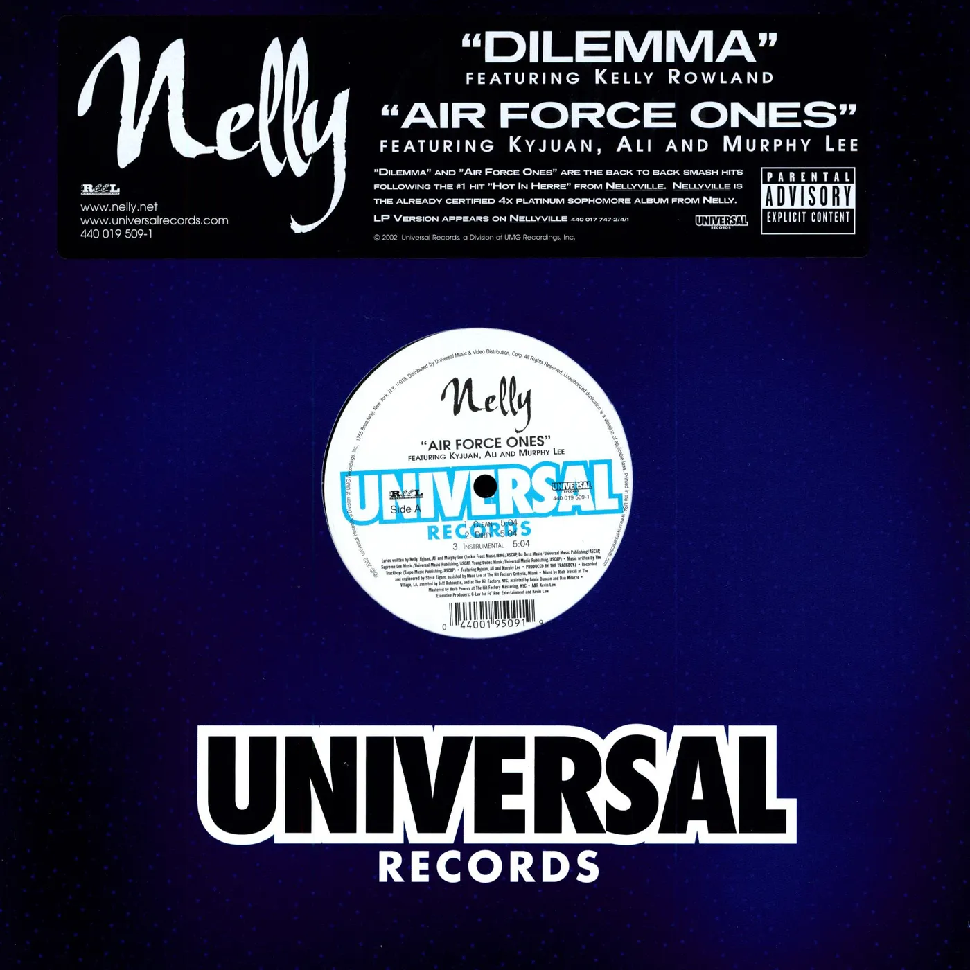 Nelly DILEMMA (X3) / AIR FORCE ONES (X3) (Vinyl)