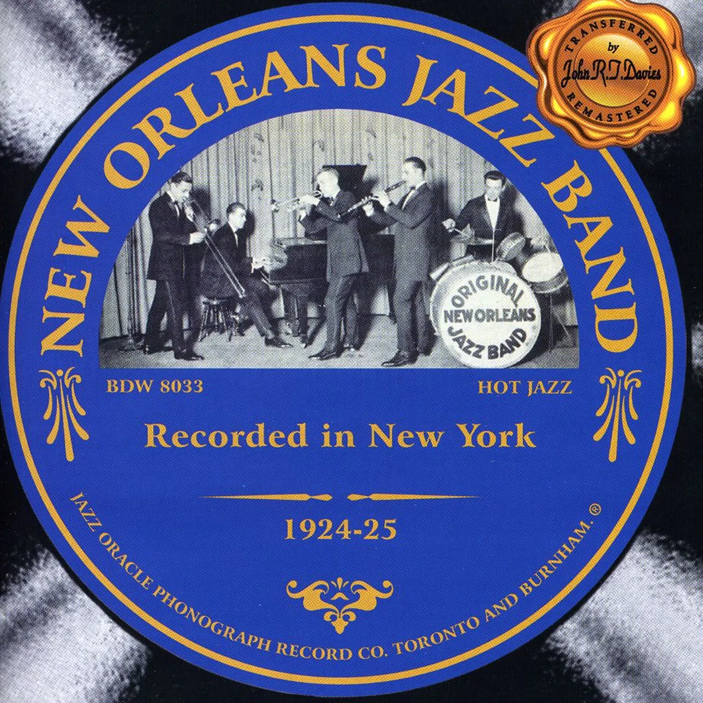 New Orleans Jazz Band RECORDED IN NEW YORK CD