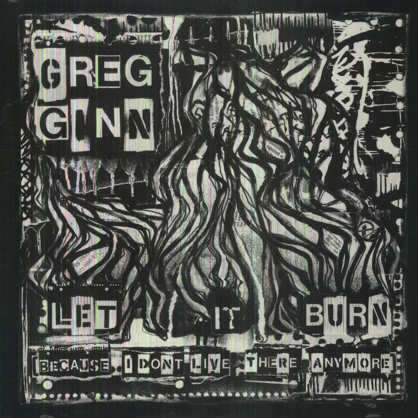 Greg Ginn LET IT BURN Vinyl Record