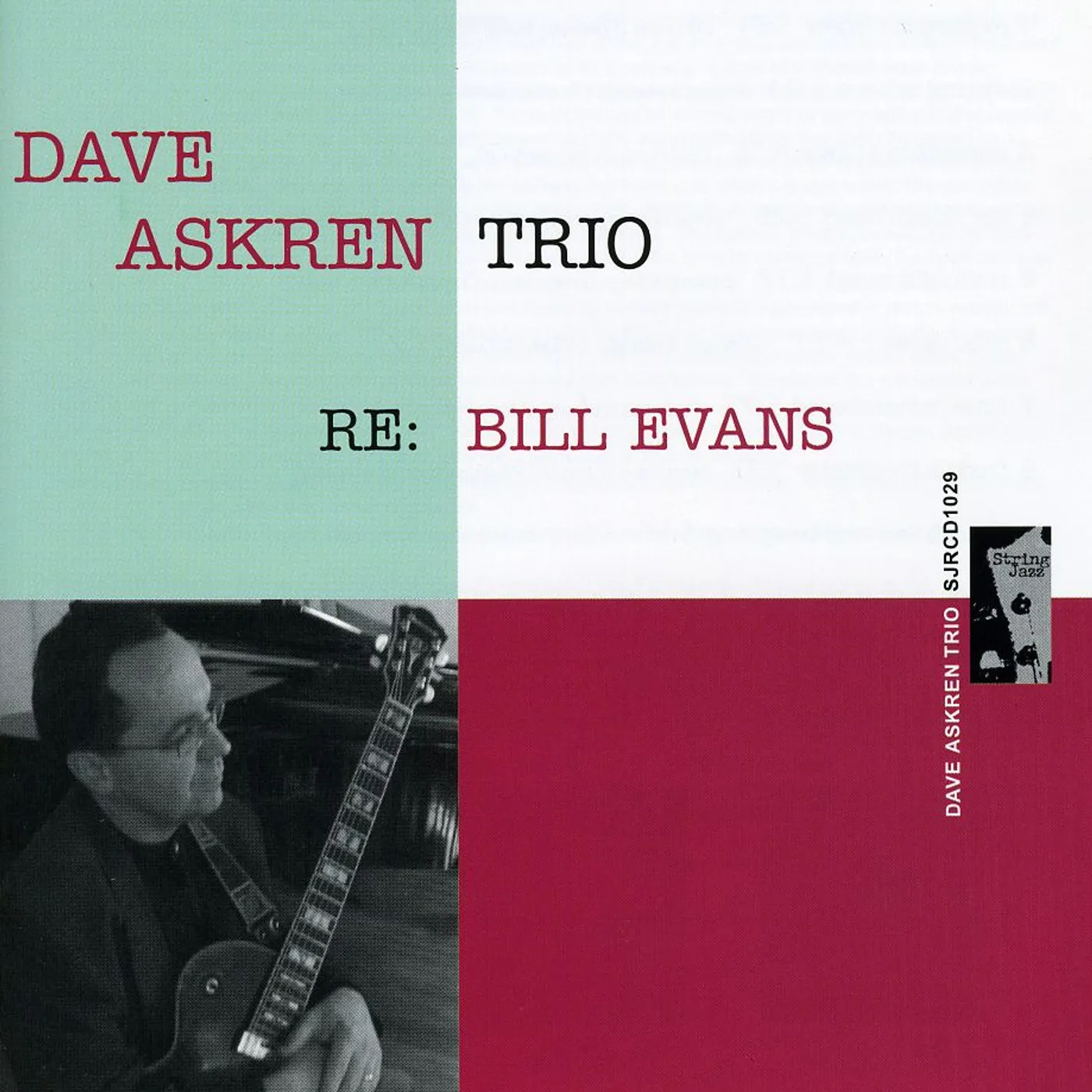 Dave Askren RE: BILL EVANS CD