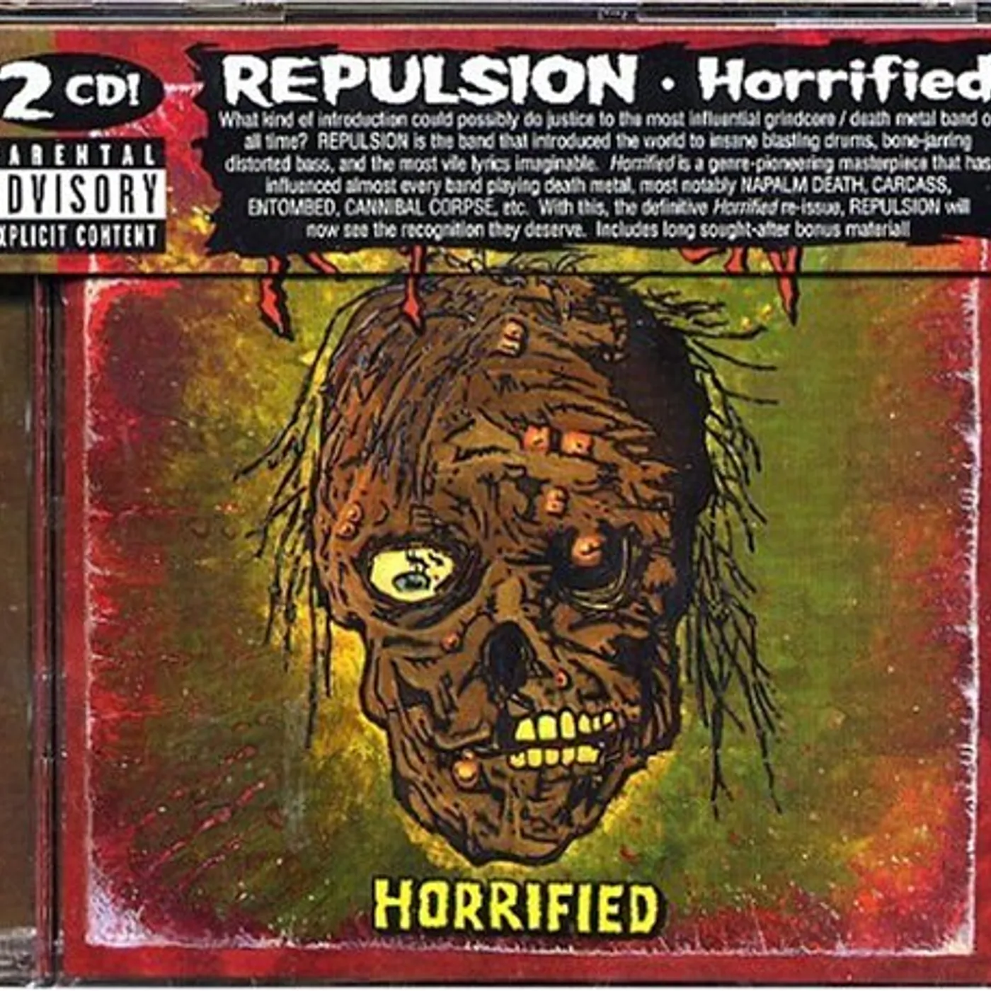 Repulsion HORRIFIED CD