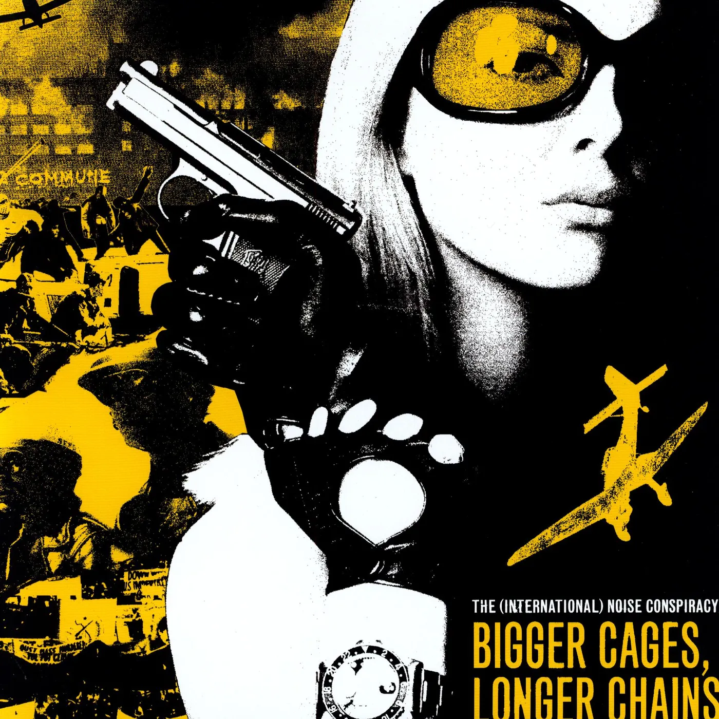 The (International) Noise Conspiracy BIGGER CAGES LONGER CHAINS Vinyl Record