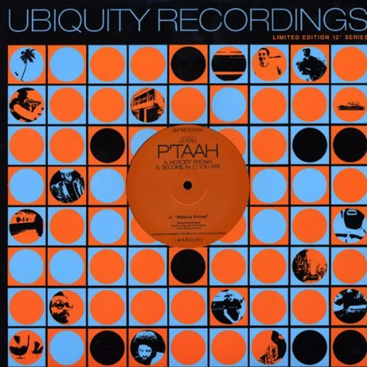 P'taah NOBODY KNOWS / BECOME WHO YOU ARE (SINGLE) Vinyl Record