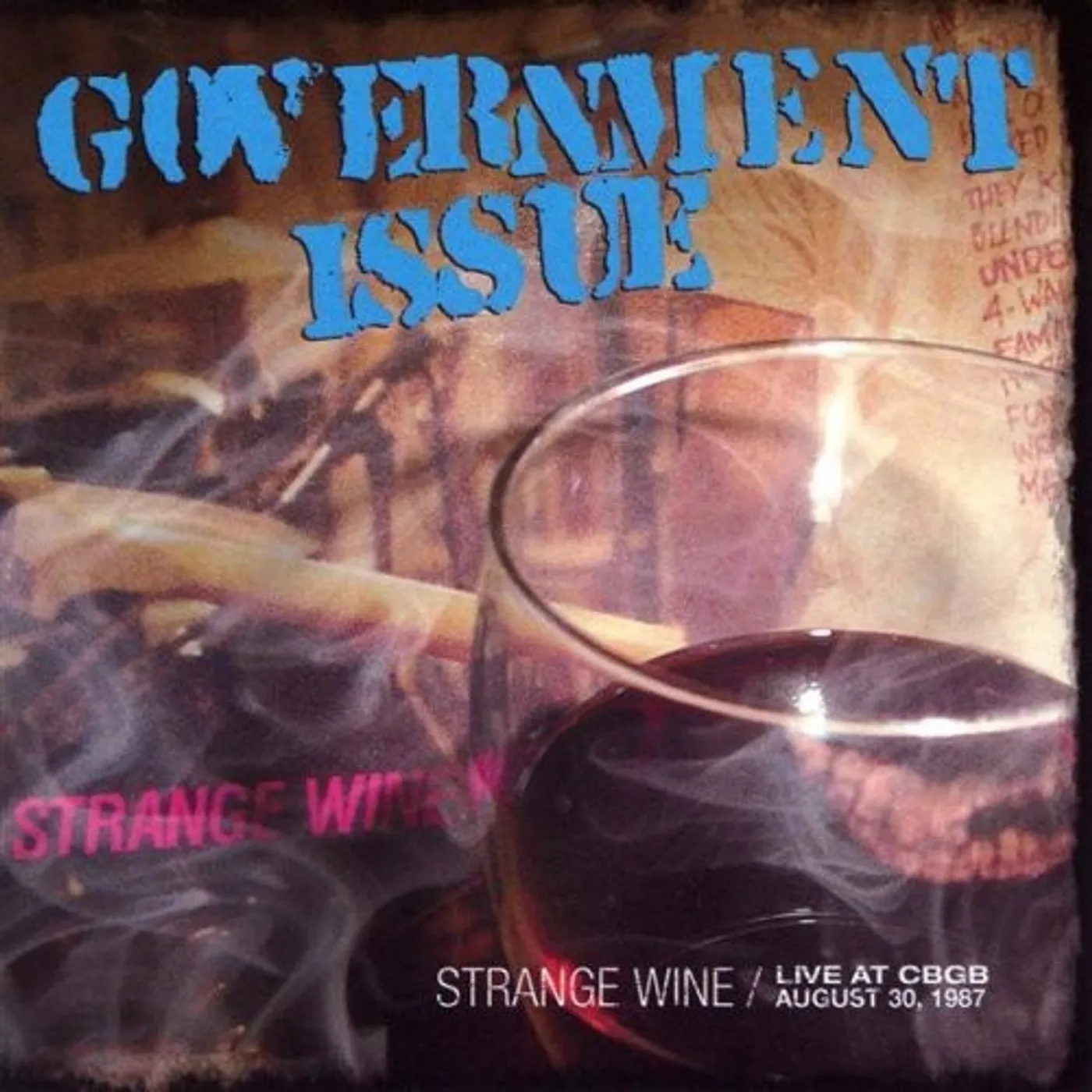Government Issue STRANGE WINE, LIVE AT CBGB'S CD
