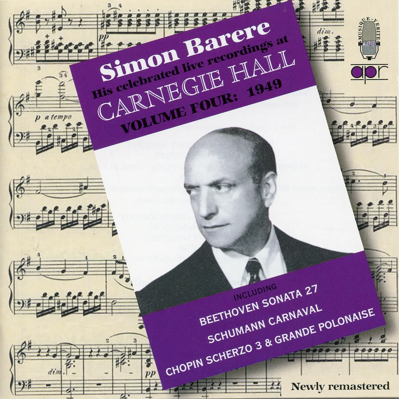 Simon Barere AT CARNEGIE HALL 4 CD