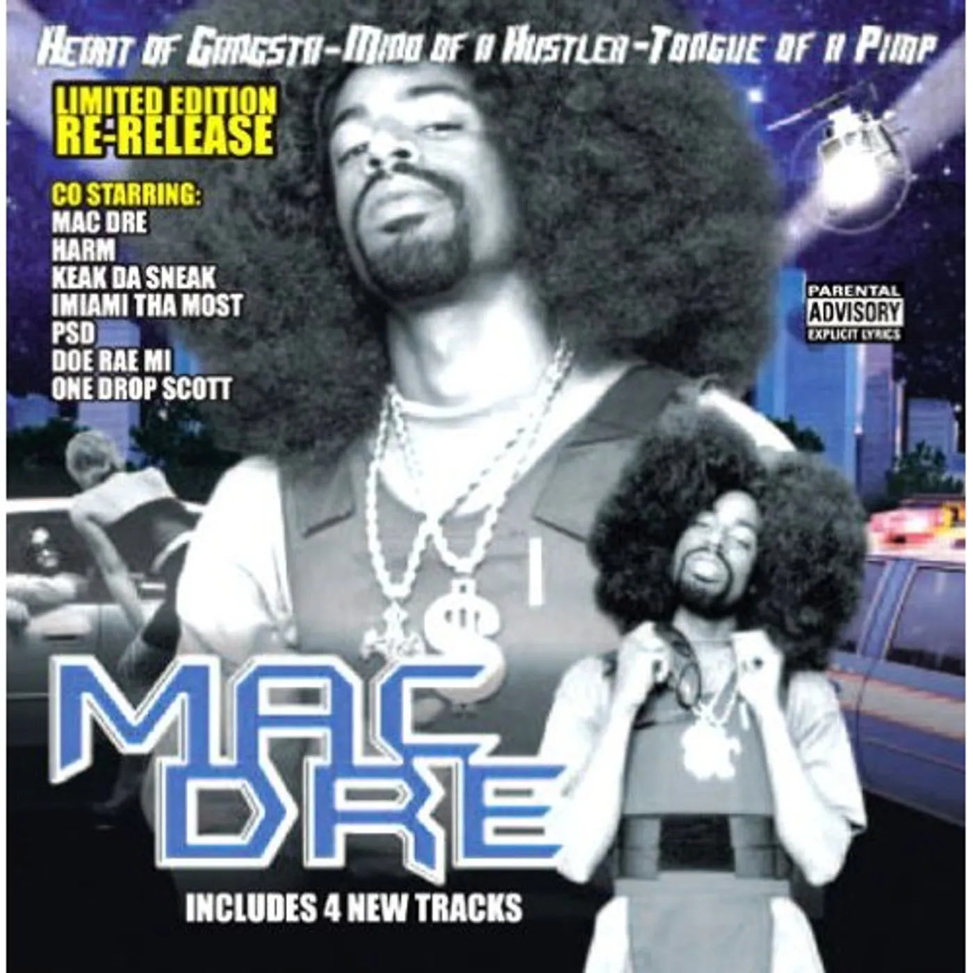 Mac Dre HEART OF A GANGSTA MIND OF A HUSTLA CD