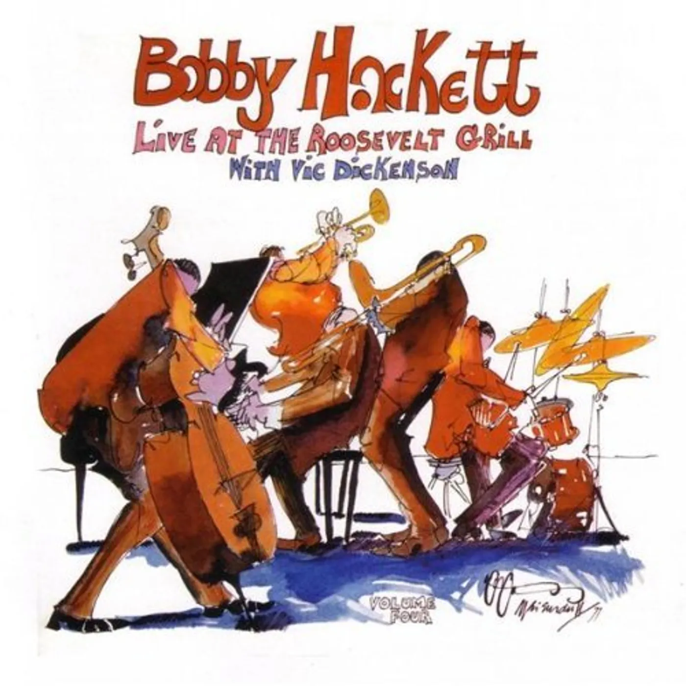 Bobby Hackett LIVE AT THE ROOSEVELT GRILL 4 CD