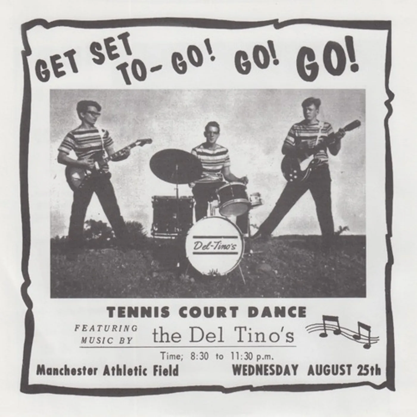 Del-Tinos GO GO GO / RAMROD Vinyl Record