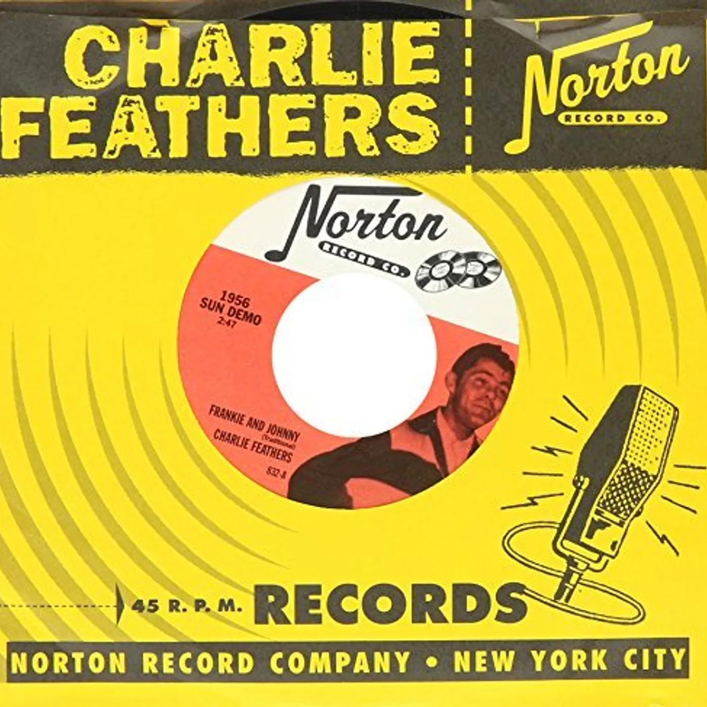 Charlie Feathers FRANKIE & JOHNNY / HONKY TONK KIND Vinyl Record