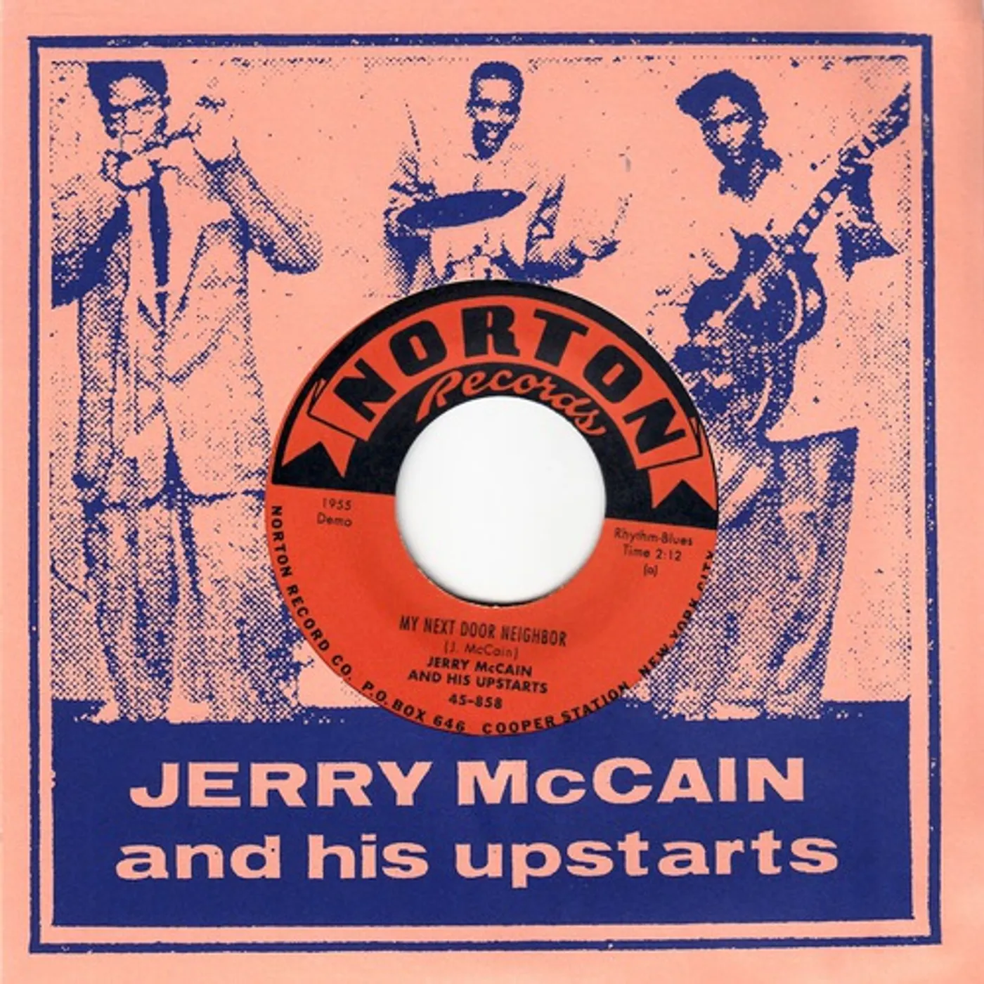 Jerry Mccain MY NEXT DOOR NEIGHBOR / CRYING LIKE A FOOL Vinyl Record