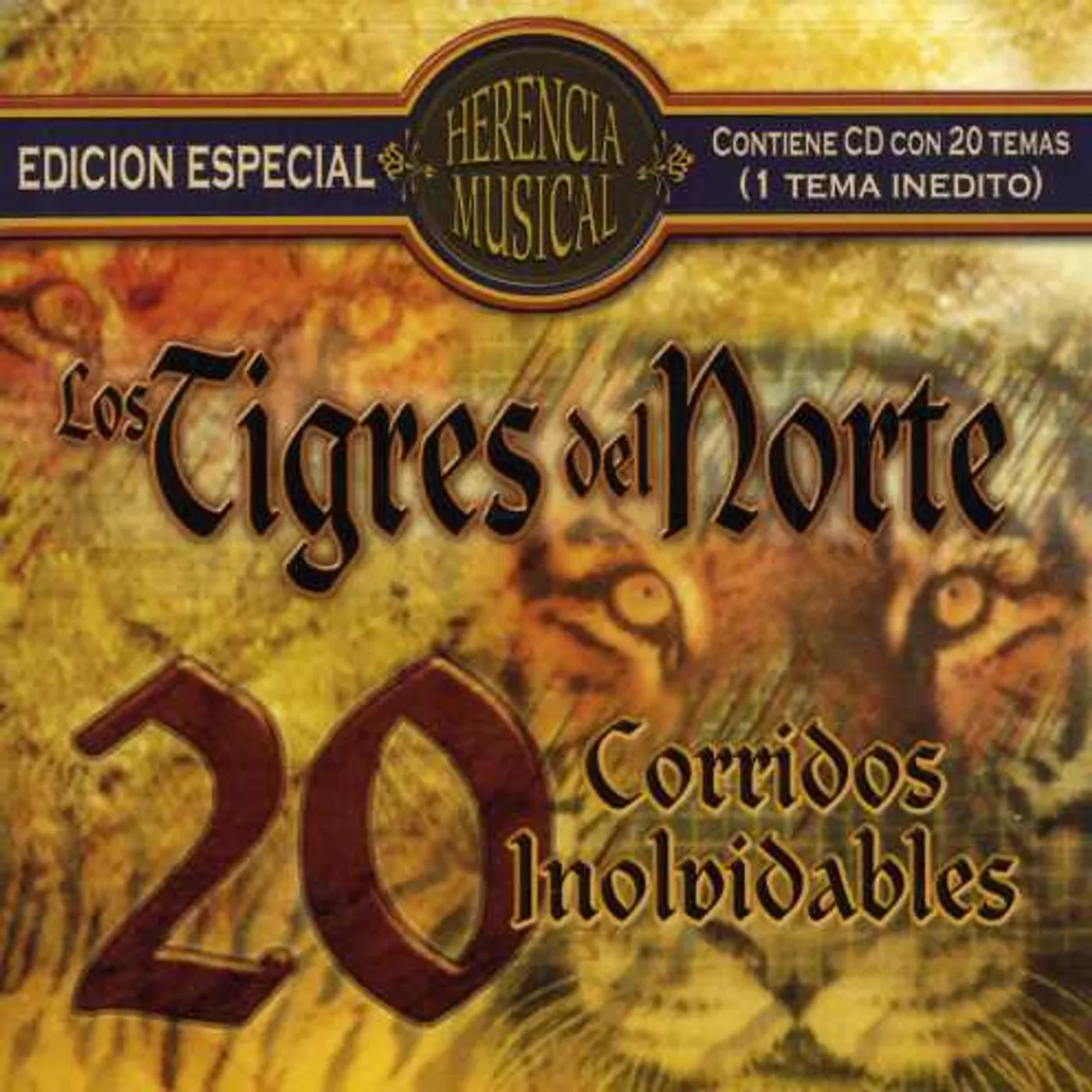 Los Tigres Del Norte HERENCIA MUSICAL: 20 CORRIDOS CD