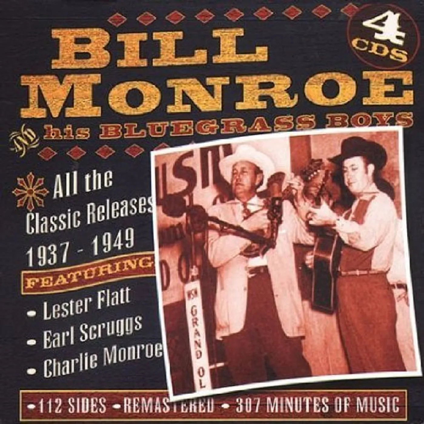 Bill Monroe ALL THE CLASSIC RELEASES 1937-1949 CD