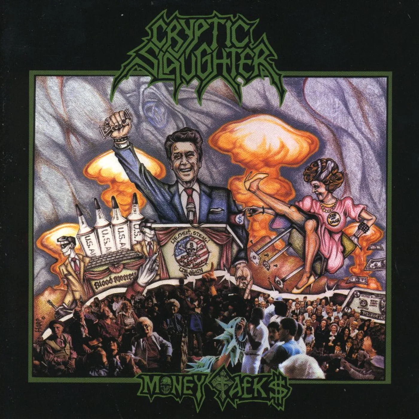 Cryptic Slaughter MONEY TALKS CD