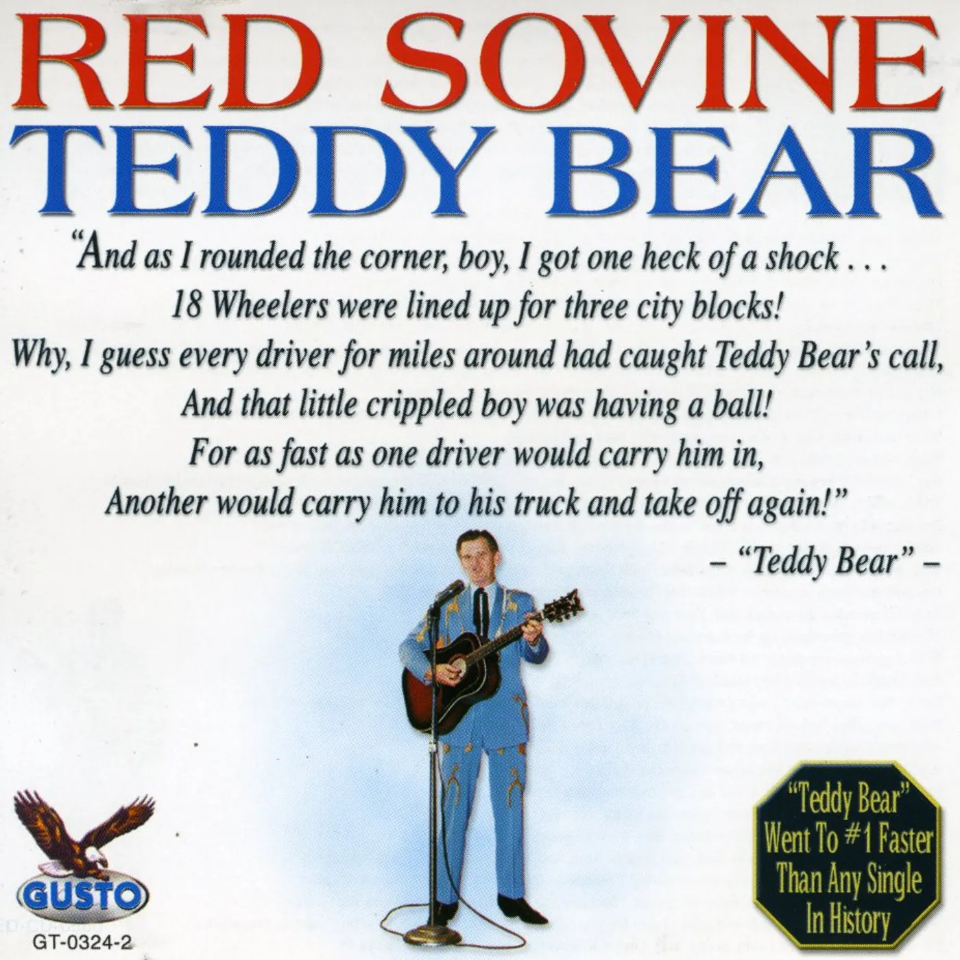 Red Sovine TEDDY BEAR CD