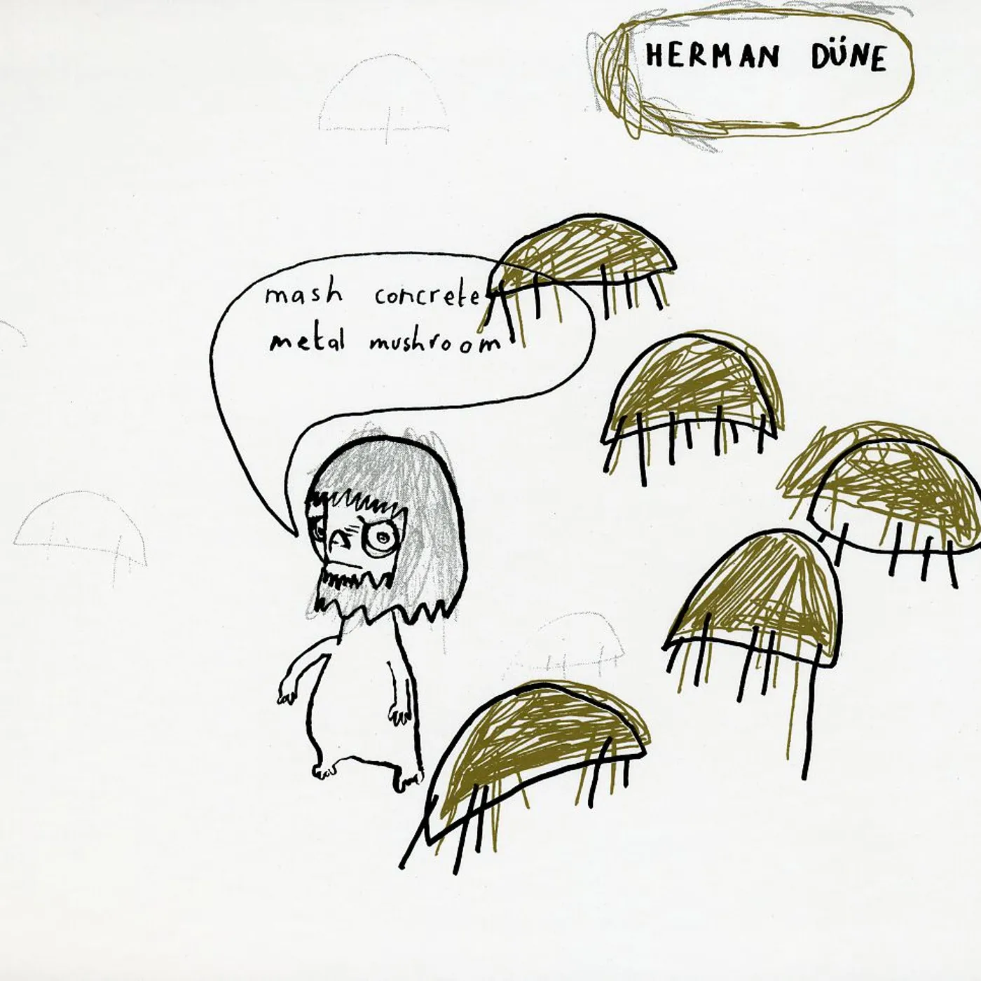 Herman Düne MASH CONCRETE METAL MUSHROOM CD