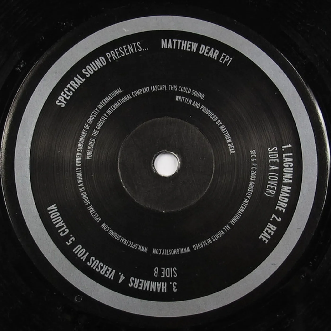 Matthew Dear EP1 Vinyl Record