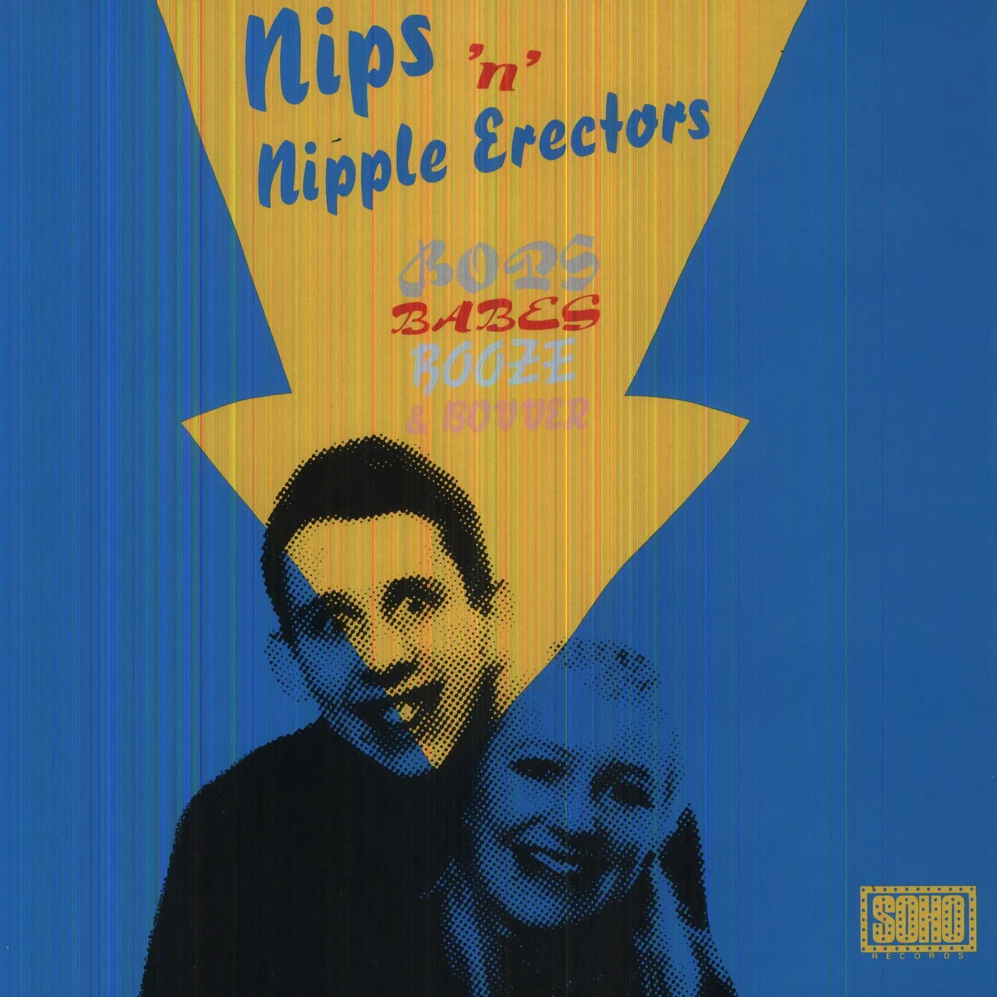 The Nips 'N' Nipple Erectors BOPS BABES BOOZE & BOVVER Vinyl Record