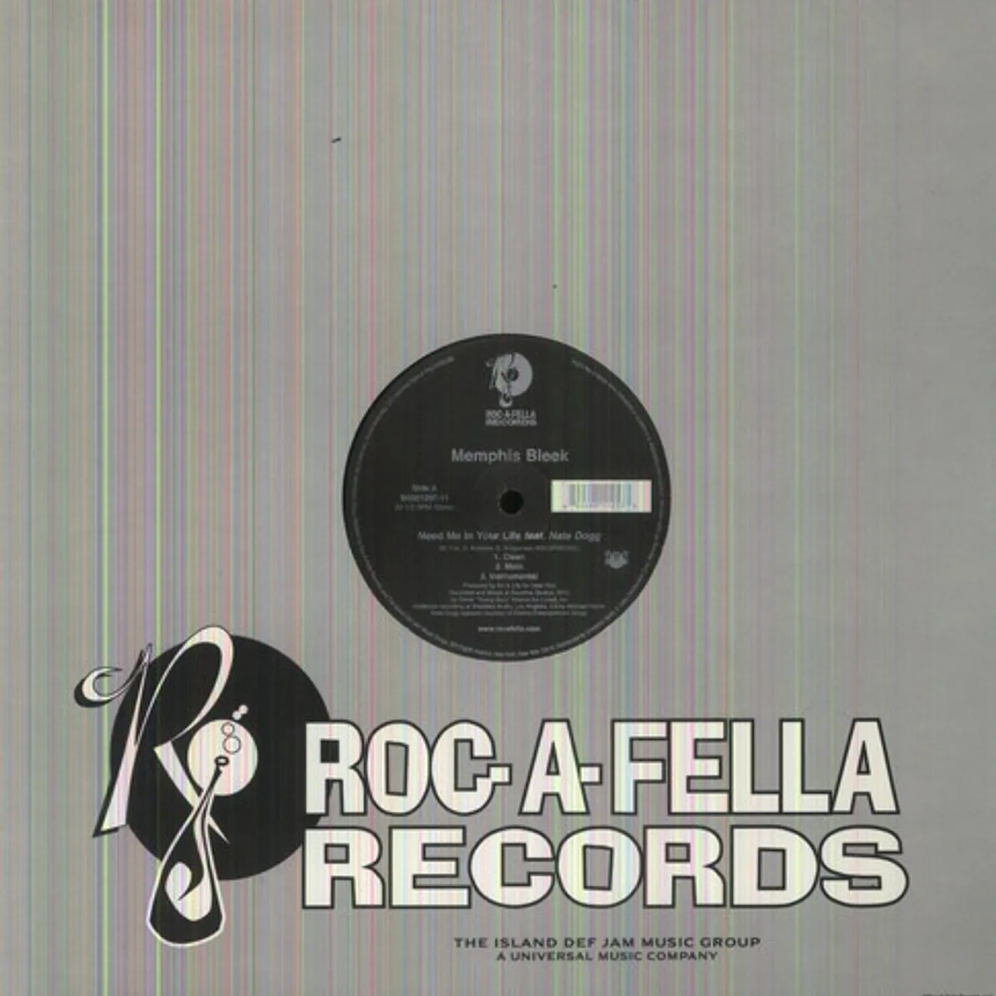 Memphis Bleek NEED ME IN YOUR LIFE (X3) / WE BALLIN (X3) Vinyl Record