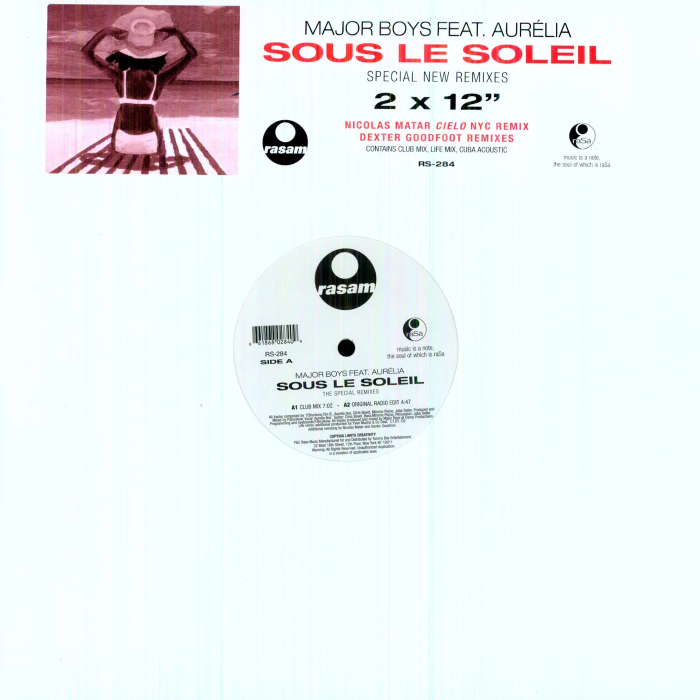 Major Boys Sous Le Soleil Vinyl Record