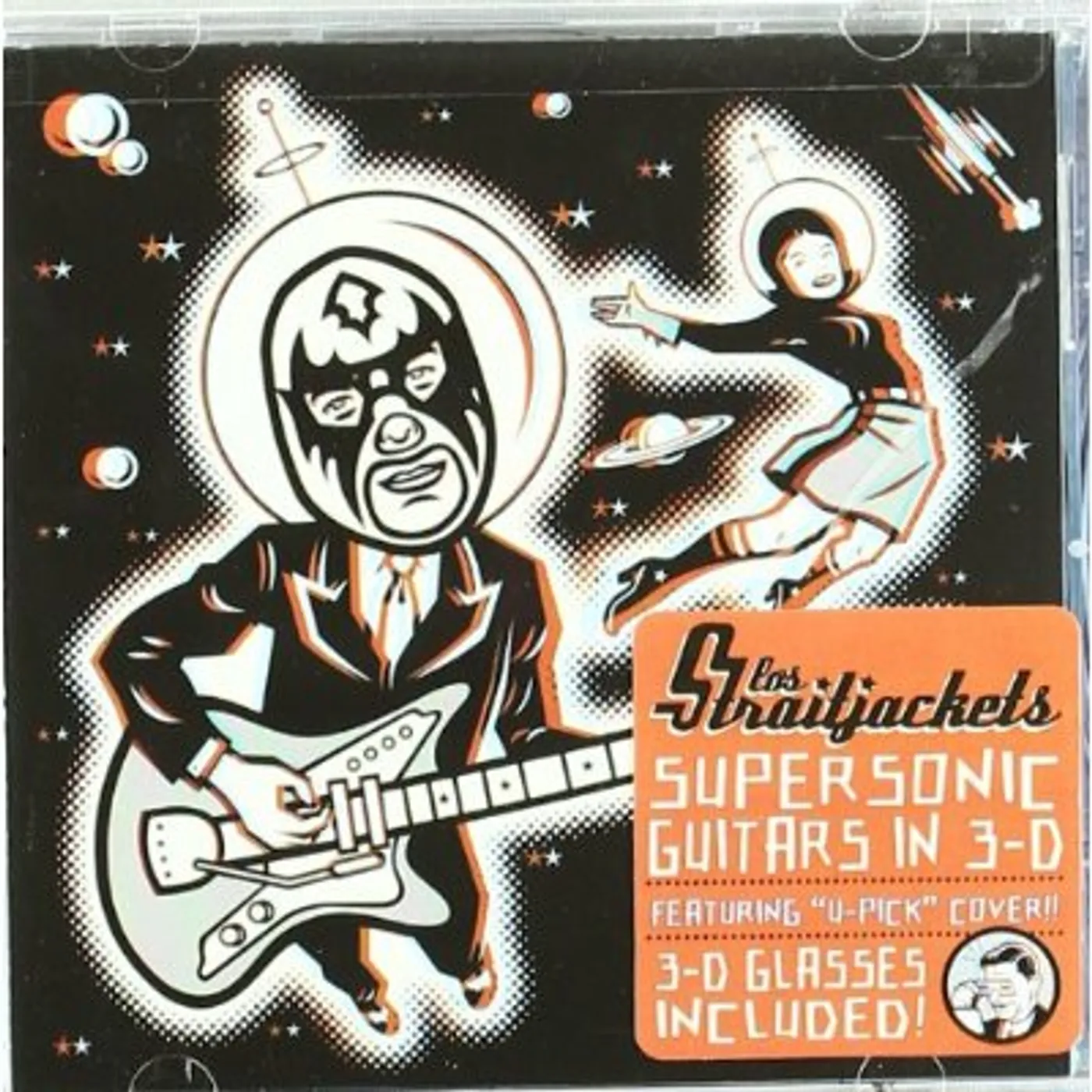Los Straitjackets SUPERSONIC GUITARS IN 3-D CD