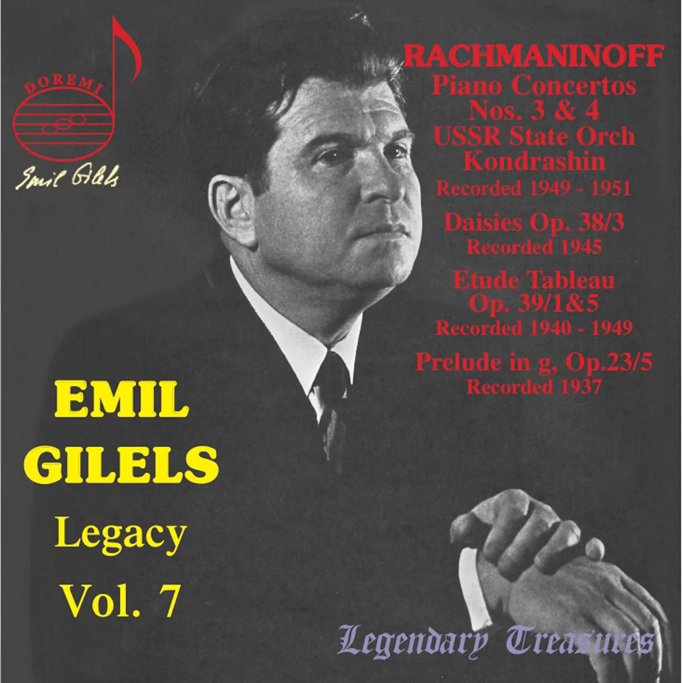 Emil Gilels LEGACY 7 CD