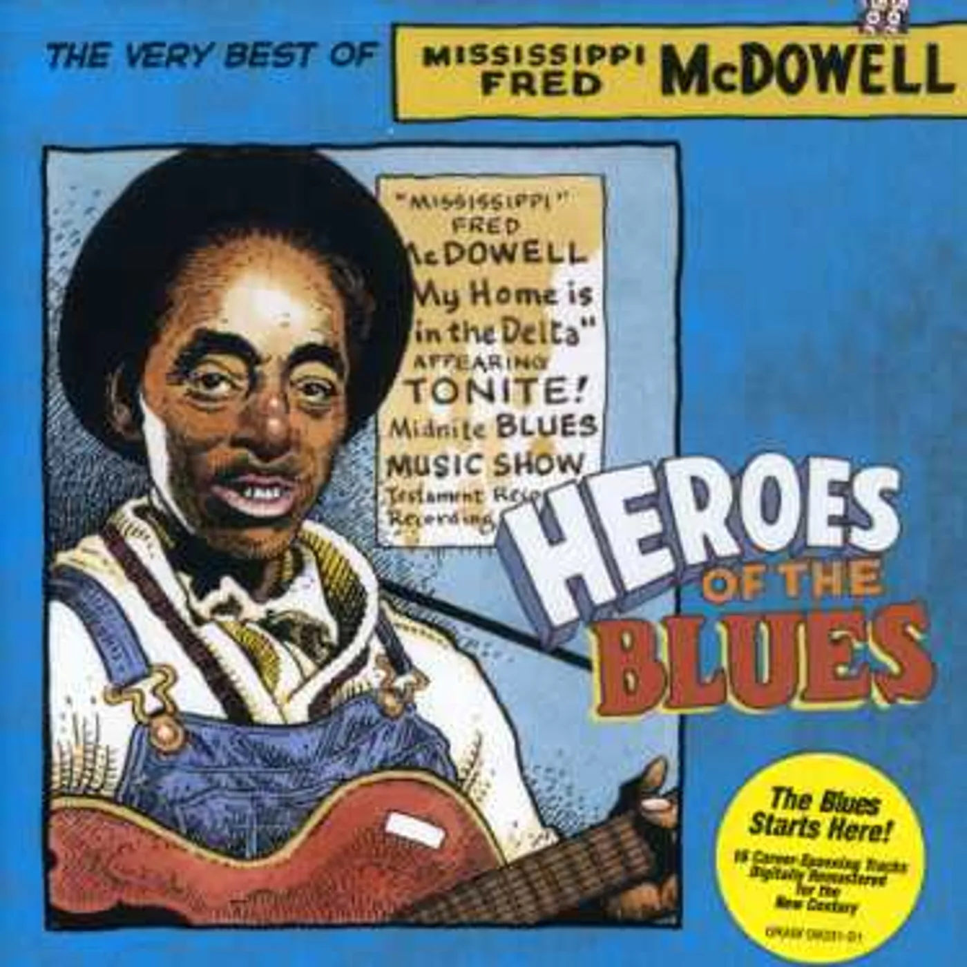 Fred Mcdowell HEROES OF THE BLUES: VERY BEST OF CD