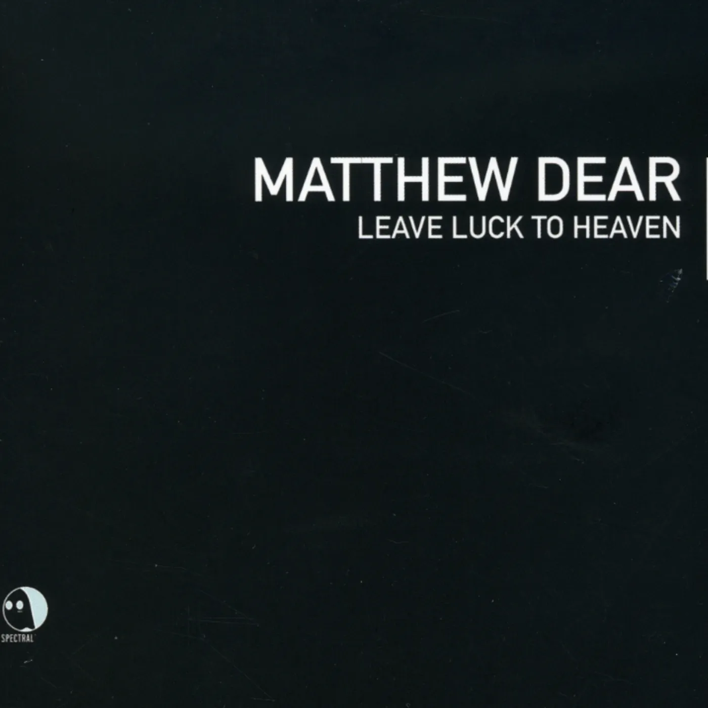 Matthew Dear LEAVE LUCK TO HEAVEN CD