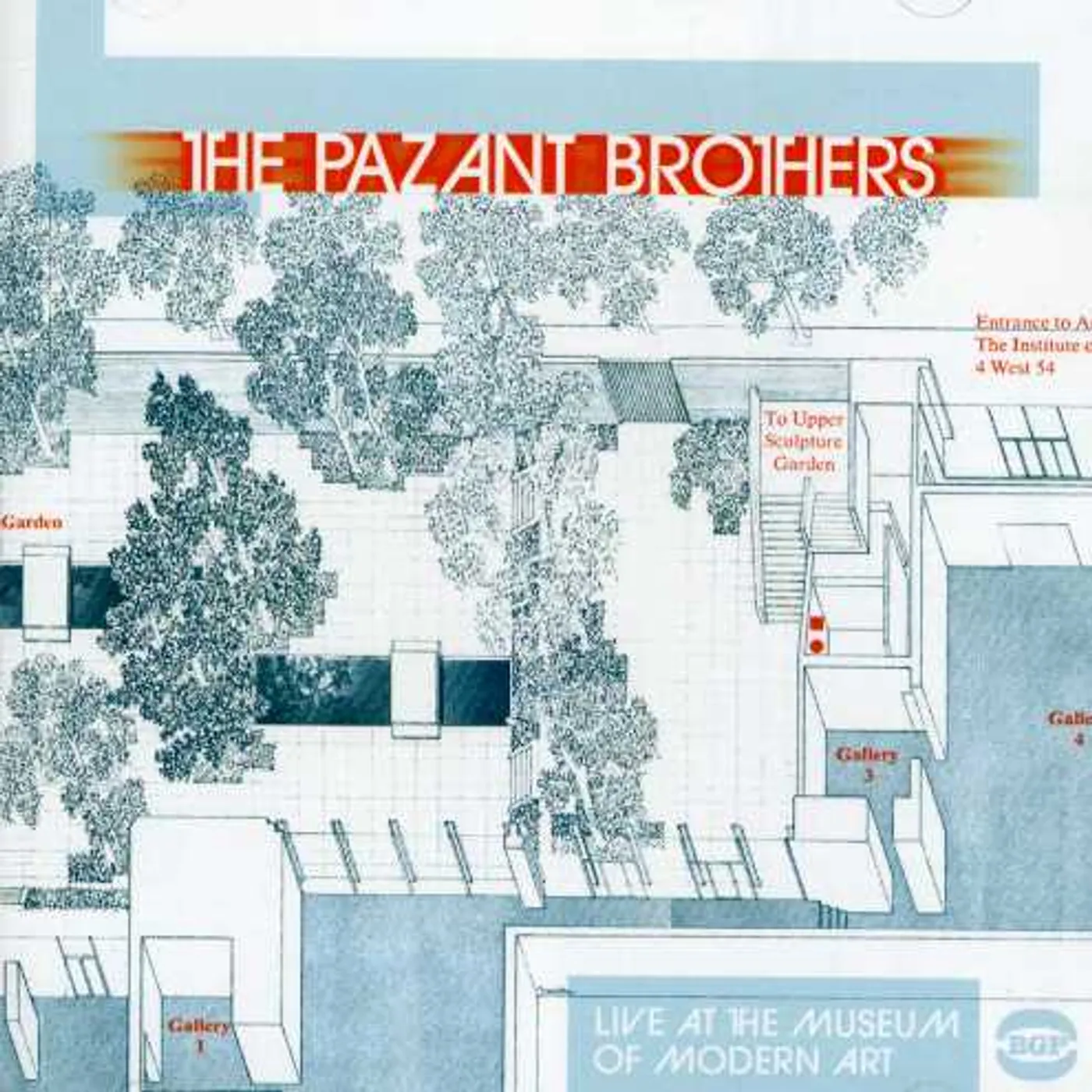 The Pazant Brothers LIVE AT MUSEUM OF MODERN ART CD