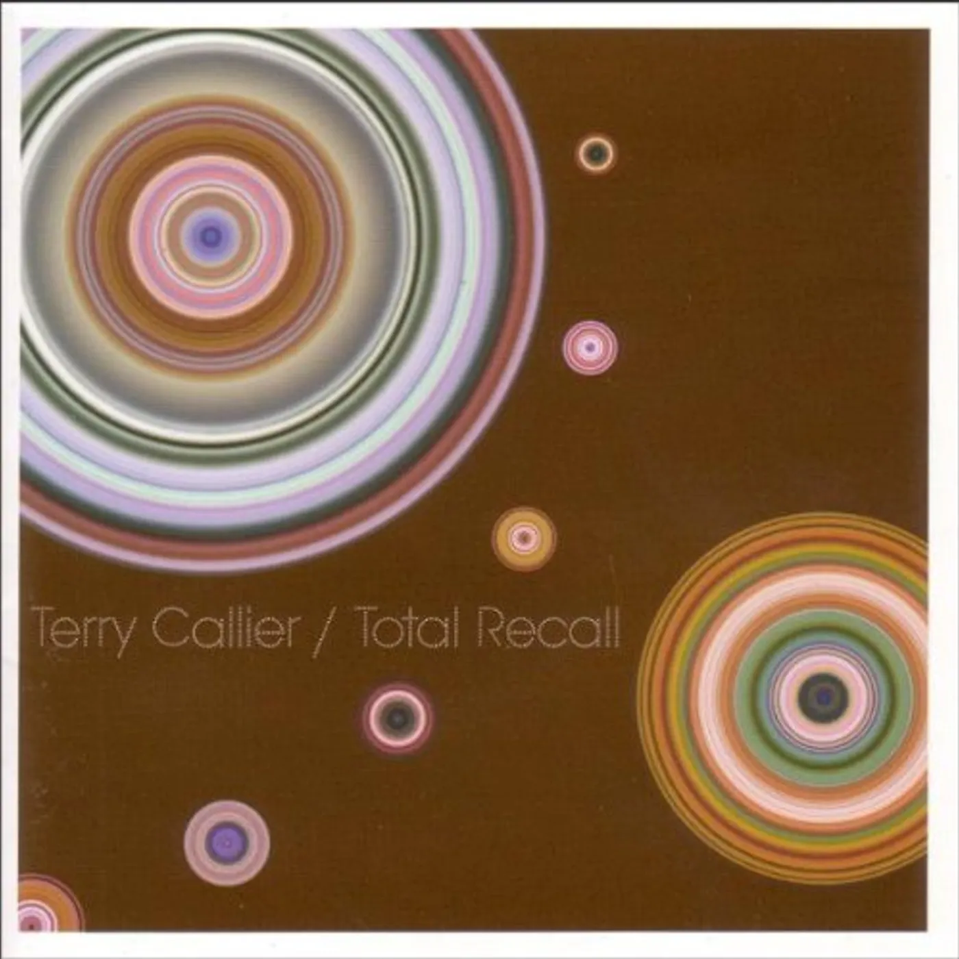 Terry Callier TOTAL RECALL CD