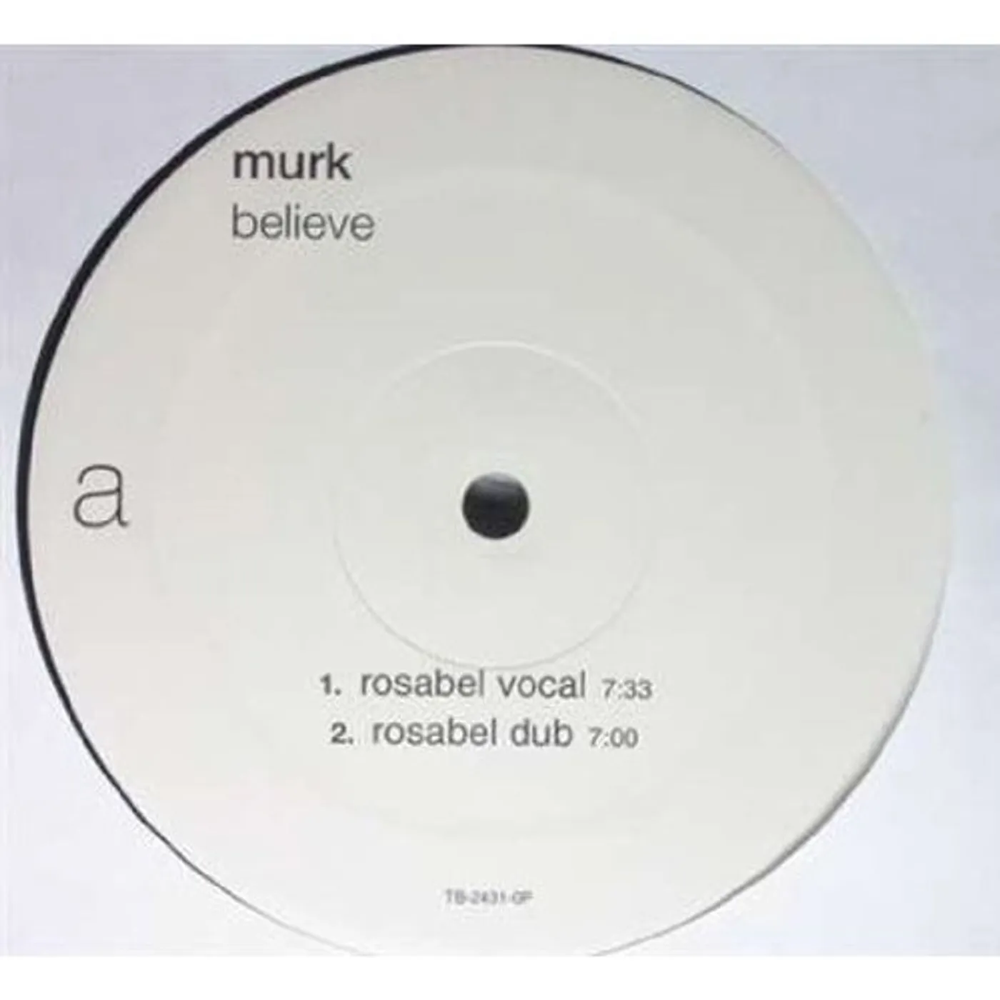 Murk BELIEVE REMIXES Vinyl Record